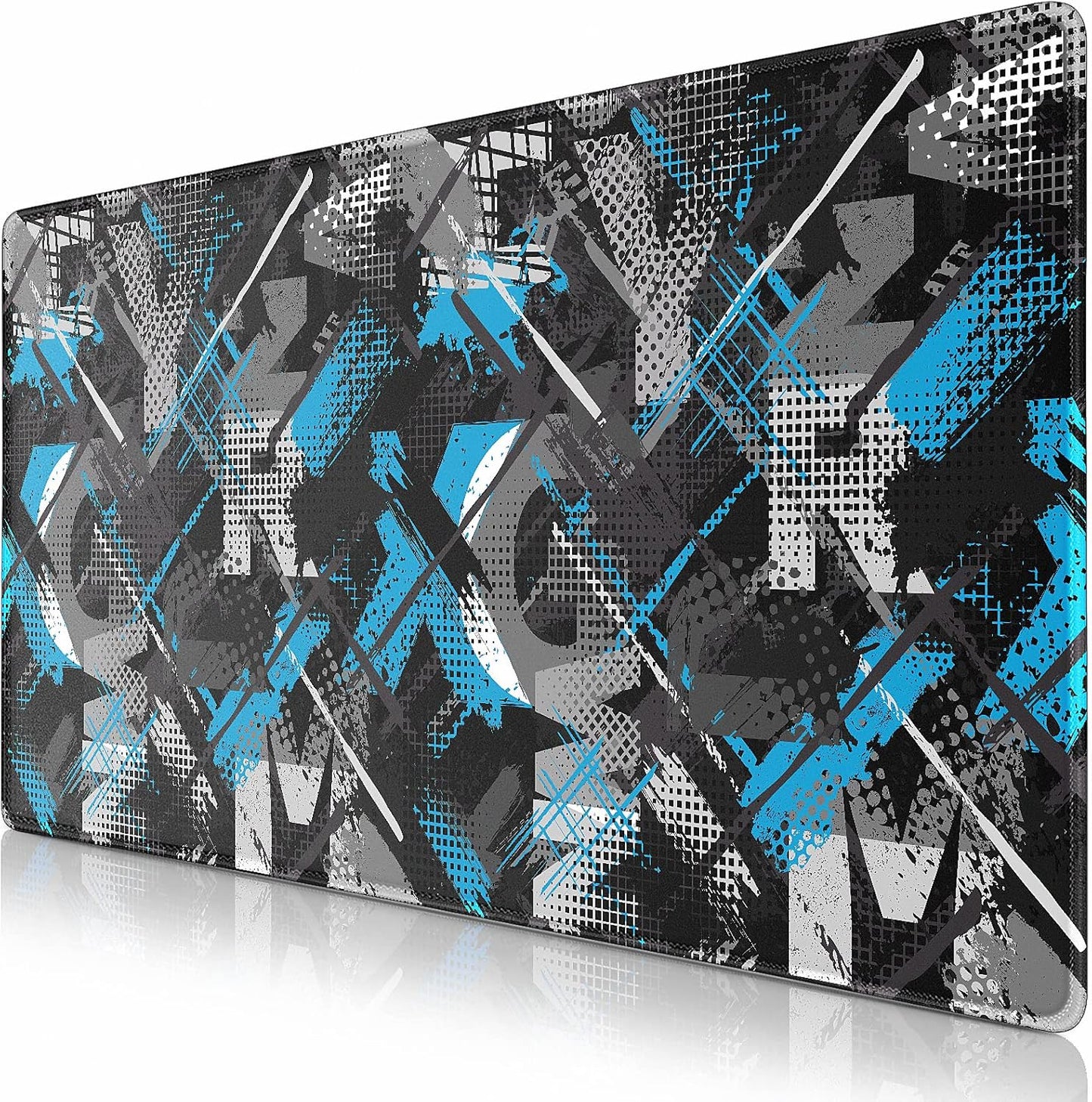 Gaming Mouse Pad, 31.5X15.7Inch Large Extended Mousepad Big Computer Desk Mat for Keyboard and Mouse Full Desk Mouse Mat with Non-Slip & Rubber Base