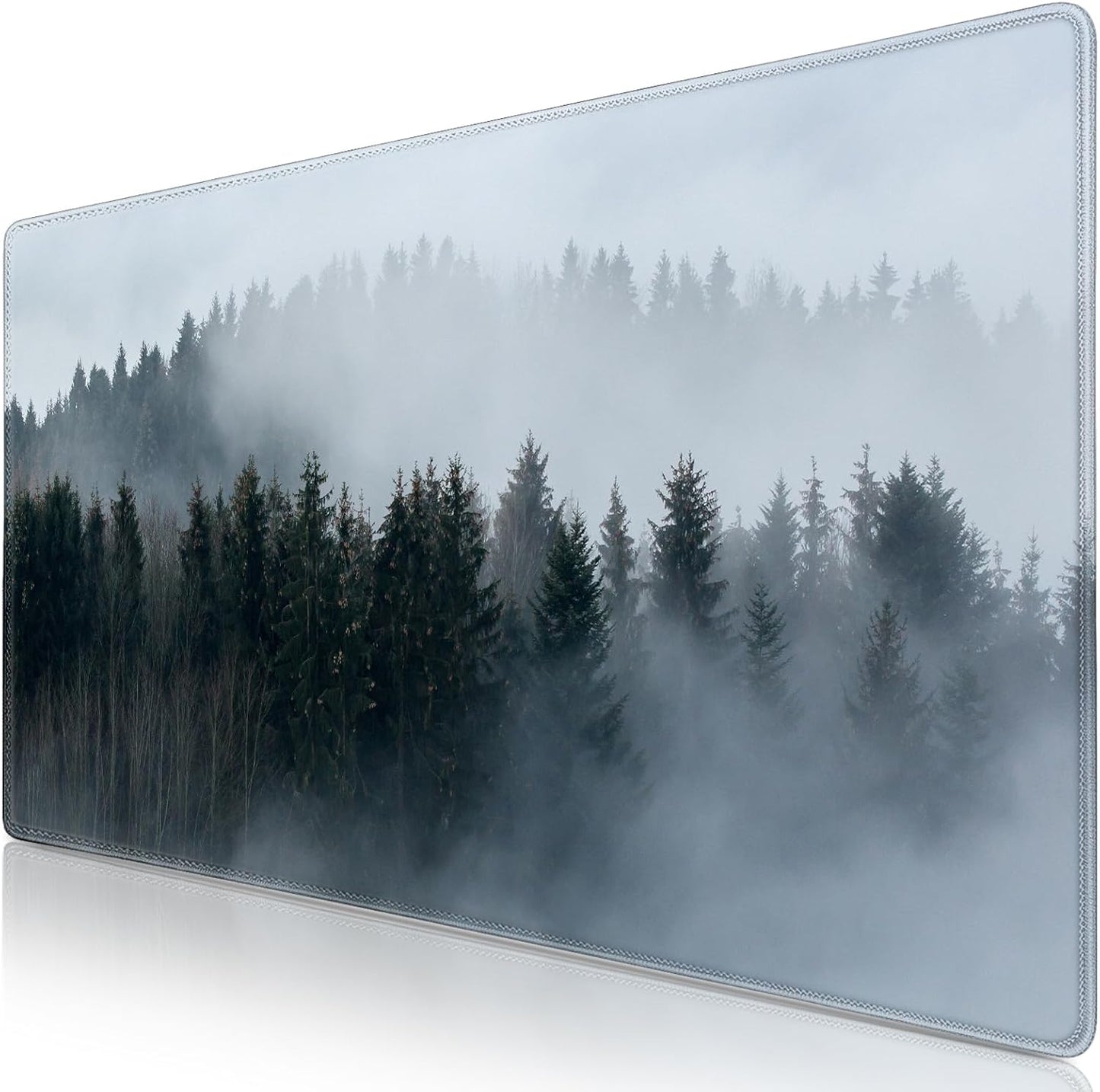 Gaming Mouse Pad, 31.5X15.7Inch Large Extended Mousepad Big Computer Desk Mat for Keyboard and Mouse Full Desk Mouse Mat with Non-Slip & Rubber Base
