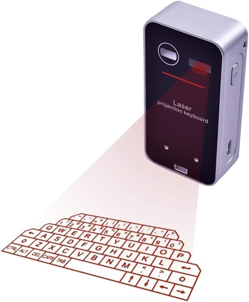 Bluetooth Wireless Laser Projection Virtual Keyboard Portable Full-Size Keypad