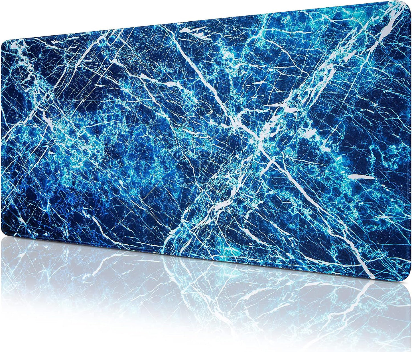 Gaming Mouse Pad, 31.5X15.7Inch Large Extended Mousepad Big Computer Desk Mat for Keyboard and Mouse Full Desk Mouse Mat with Non-Slip & Rubber Base