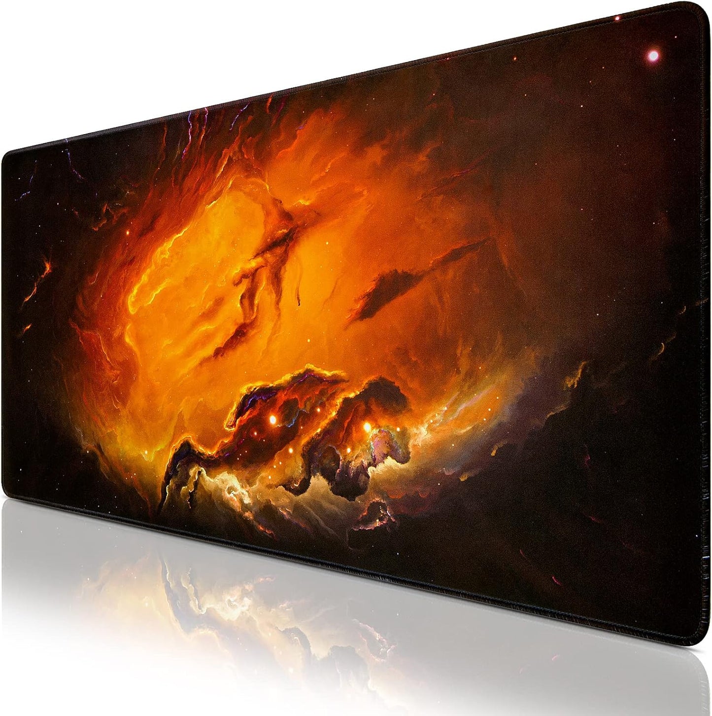 Gaming Mouse Pad, 31.5X15.7Inch Large Extended Mousepad Big Computer Desk Mat for Keyboard and Mouse Full Desk Mouse Mat with Non-Slip & Rubber Base