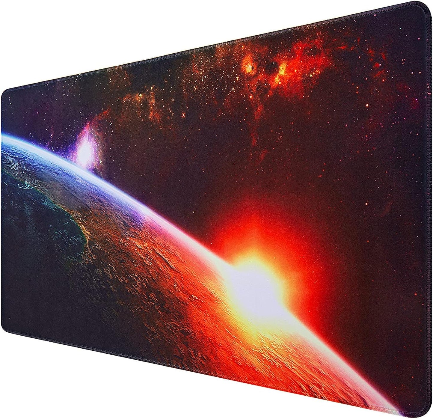 Gaming Mouse Pad, 31.5X15.7Inch Large Extended Mousepad Big Computer Desk Mat for Keyboard and Mouse Full Desk Mouse Mat with Non-Slip & Rubber Base