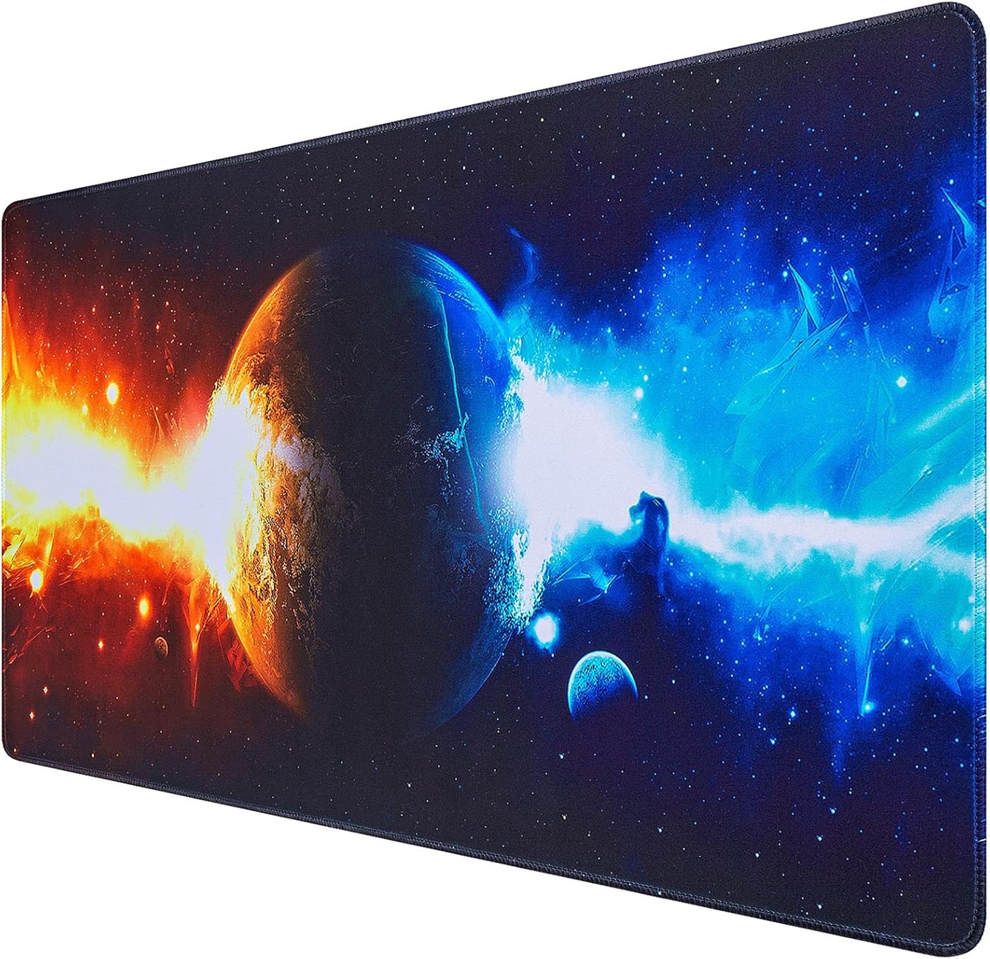 Gaming Mouse Pad, 31.5X15.7Inch Large Extended Mousepad Big Computer Desk Mat for Keyboard and Mouse Full Desk Mouse Mat with Non-Slip & Rubber Base