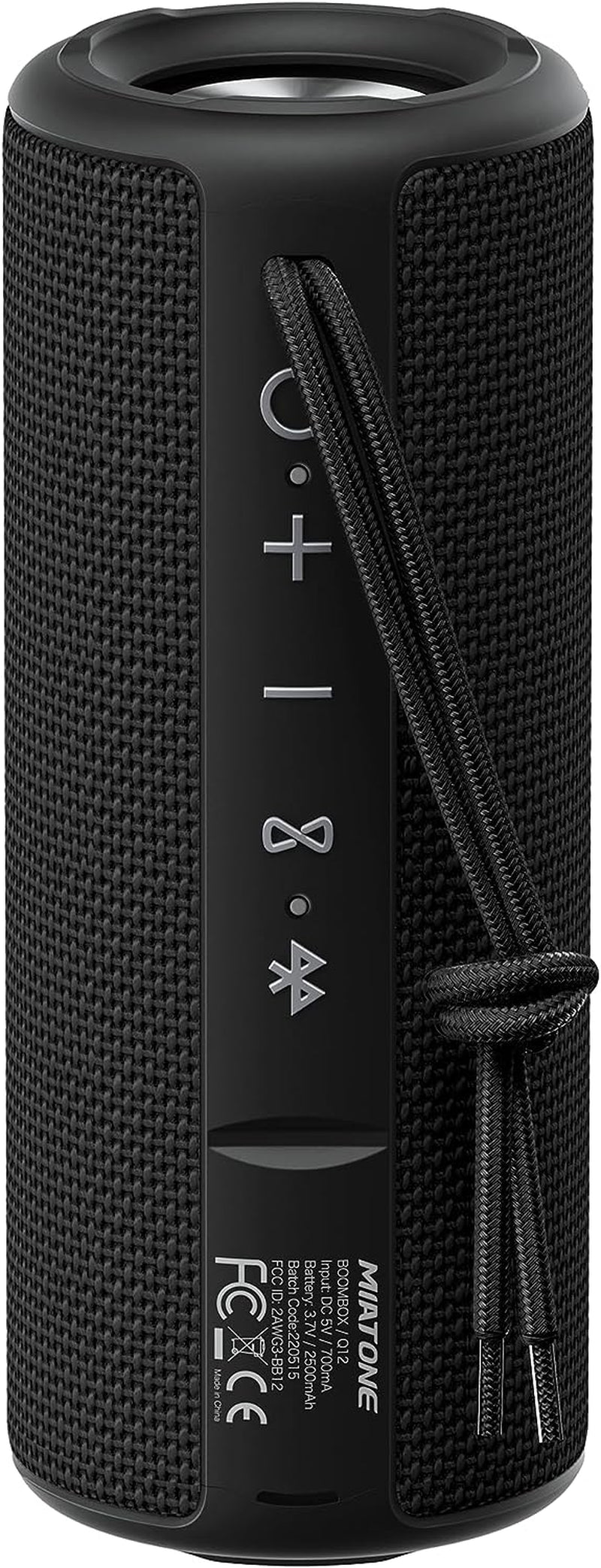 Boombox Portable Bluetooth Speaker Wireless Outdoor Waterproof Speaker - Grey