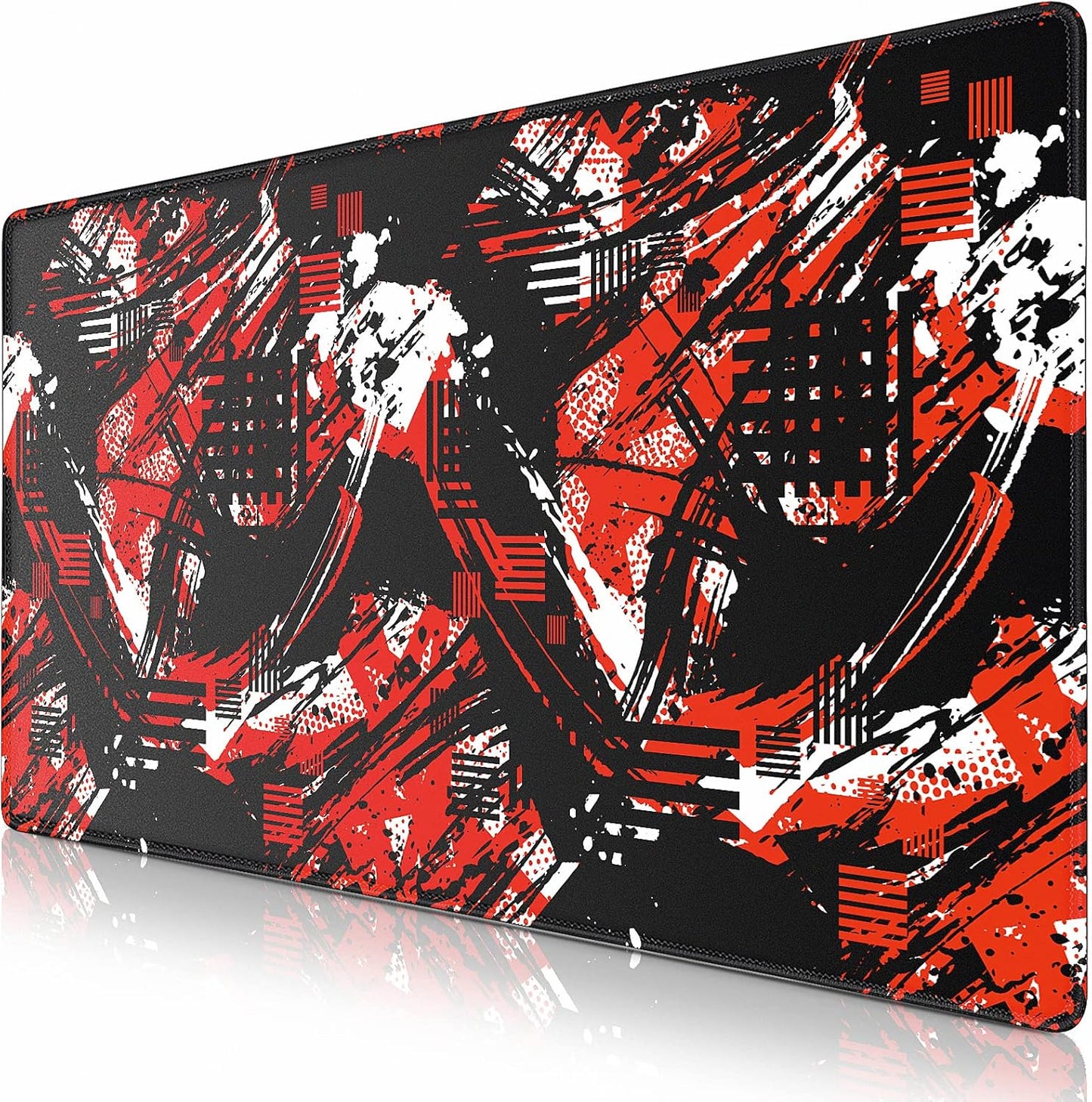 Gaming Mouse Pad, 31.5X15.7Inch Large Extended Mousepad Big Computer Desk Mat for Keyboard and Mouse Full Desk Mouse Mat with Non-Slip & Rubber Base
