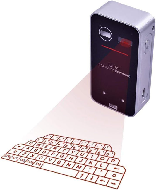 Bluetooth Wireless Laser Projection Virtual Keyboard Portable Full-Size Keypad