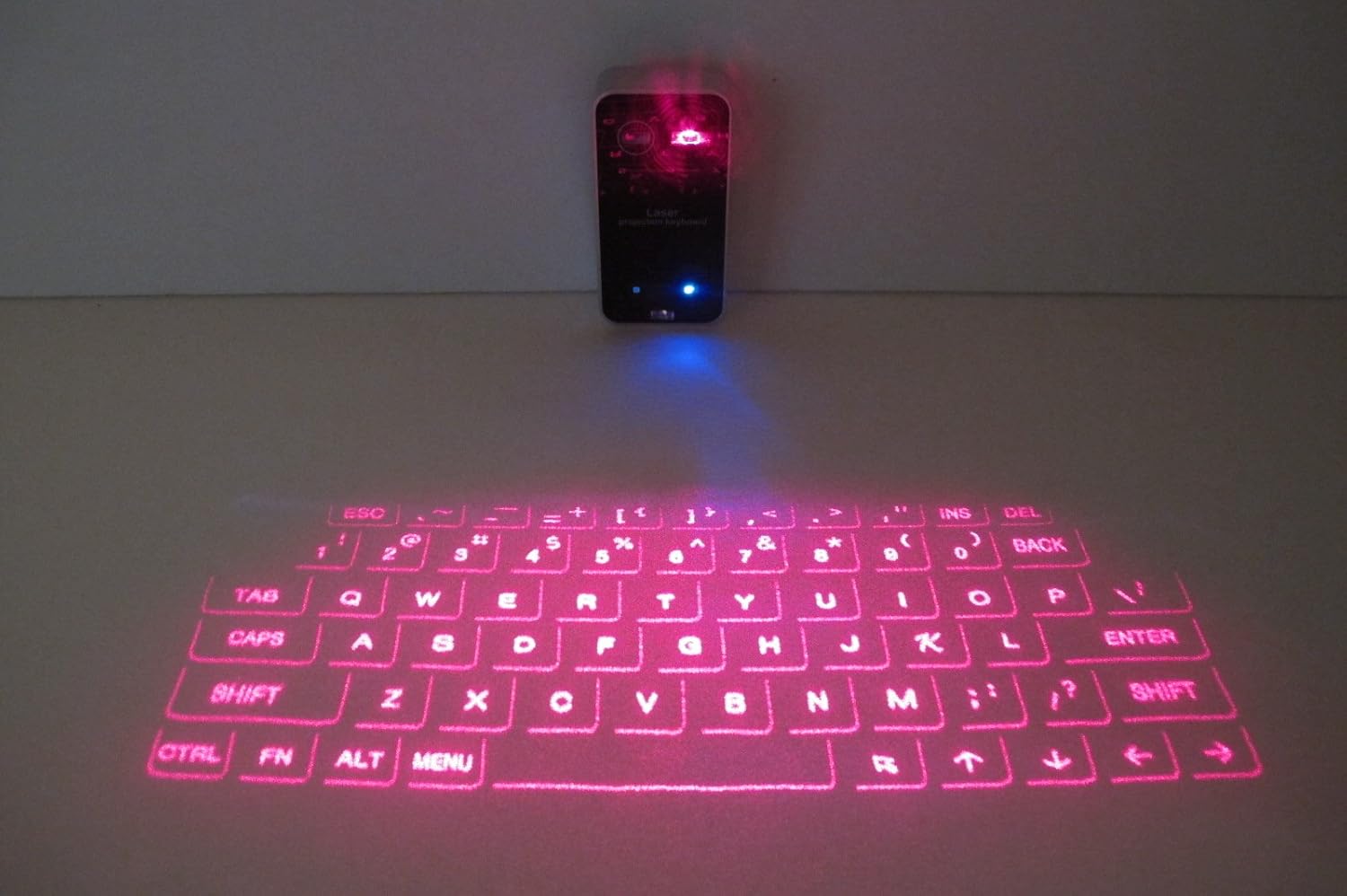 Bluetooth Wireless Laser Projection Virtual Keyboard Portable Full-Size Keypad