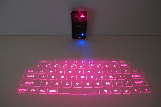Bluetooth Wireless Laser Projection Virtual Keyboard Portable Full-Size Keypad